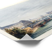 Paris Pont Bridge ポスター (角)