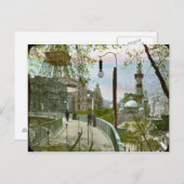 Paris PostCardで歩道を移動する ポストカード (正面/裏面)