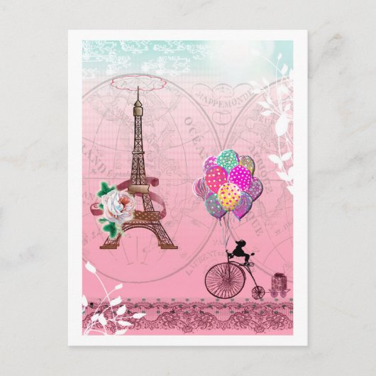 Paris Postcard ポストカード (正面)