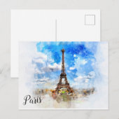 Paris Postkarte ポストカード (正面/裏面)
