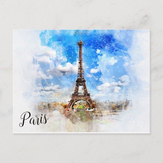Paris Postkarte ポストカード (正面)