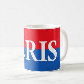 Paris - Red & Blue Coffee Mug コーヒーマグカップ (正面右)