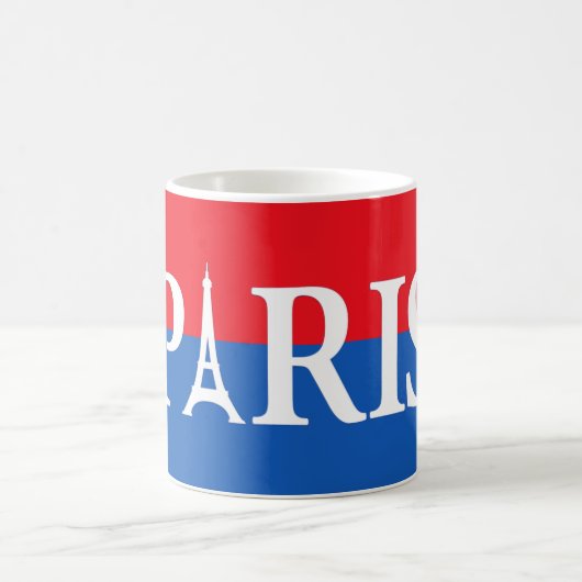 Paris - Red & Blue Coffee Mug コーヒーマグカップ (中央)