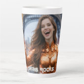 PARIS ROCKS カフェラテマグ (正面)