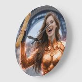 PARIS ROCKS ラージ壁時計 (傾斜)