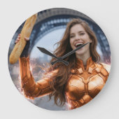 PARIS ROCKS ラージ壁時計 (正面)