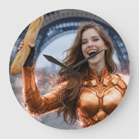 PARIS ROCKS ラージ壁時計 (正面)