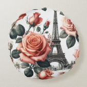 paris roses ラウンドクッション (裏面)