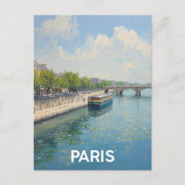 Paris Seine ポストカード