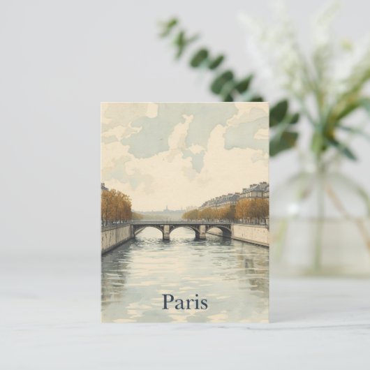 Paris Seine ポストカード (スタンド正面)