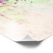 Paris skyline in watercolor background フォトプリント            (角)