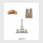 paris stickers シール (シート)