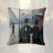  Paris Street in Rainy Weather - Gustave Caillebot クッション