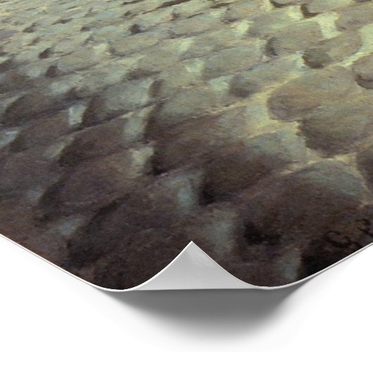 Paris Street Rainy Day by Gustave Caillebotte ポスター (角)