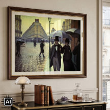 Paris Street Rainy Day by Gustave Caillebotte
