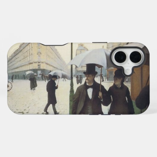 Paris Street Rainy Day iPhoneケース (裏面横)
