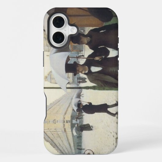 Paris Street Rainy Day iPhoneケース (裏面)