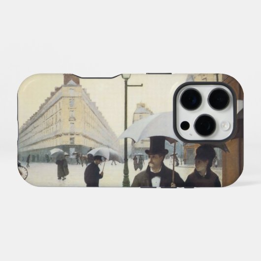 Paris Street Rainy Day iPhoneケース (裏面横)