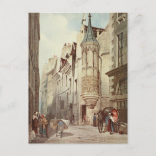 Paris Street scene ポストカード