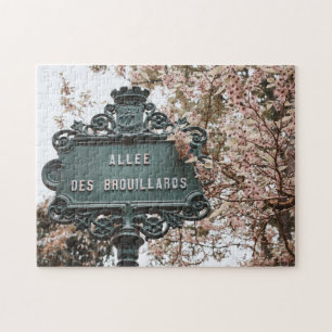 Paris Street Sign Photograph Jigsaw Puzzle ジグソーパズル