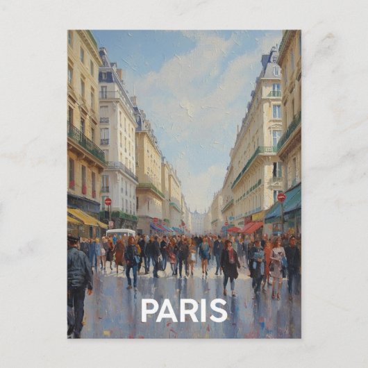 Paris Streets ポストカード (正面)