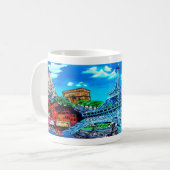 Paris Tasse  www.zazzle.fr/arnodiedrich コーヒーマグカップ (正面左)