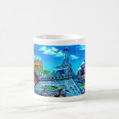 Paris Tasse  www.zazzle.fr/arnodiedrich コーヒーマグカップ (中央)