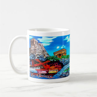 Paris Tasse  www.zazzle.fr/arnodiedrich コーヒーマグカップ