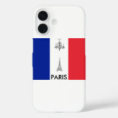 Paris Theme French Flag Case-Mate iPhoneケース (裏面)
