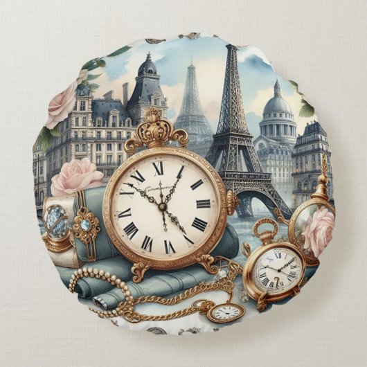 paris time ラウンドクッション (裏面)