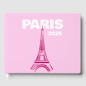 Paris travel coffee table book ゲストブック (正面)