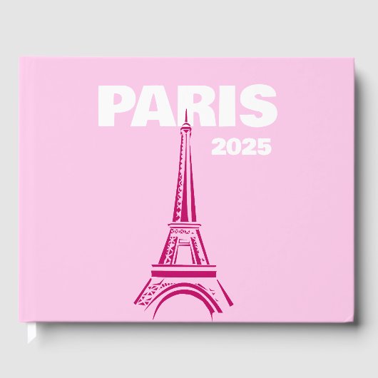 Paris travel coffee table book ゲストブック (正面)