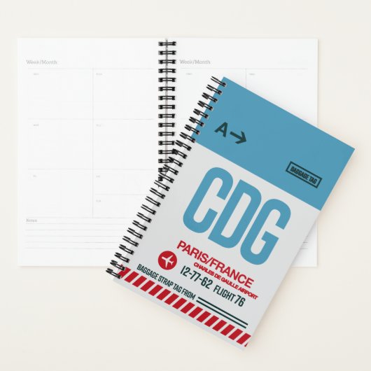 Paris - Travel Planner 2026 プランナー手帳 (ディスプレー)
