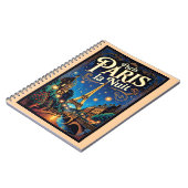 Paris Travel Poster,  ノートブック (左側)