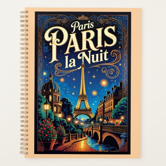 Paris Travel Poster,  プランナー手帳 (正面)