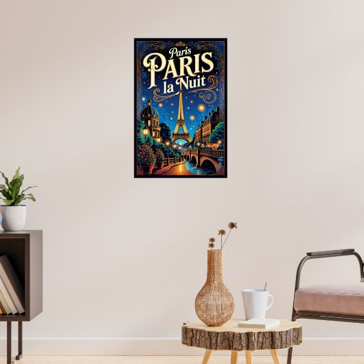 Paris Travel Poster,  ポスター (リビング3)