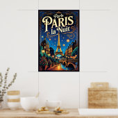 Paris Travel Poster, ポスター (キッチン)