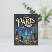 Paris Travel Poster,  ポストカード (スタンド正面)