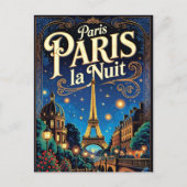 Paris Travel Poster, ポストカード (正面)