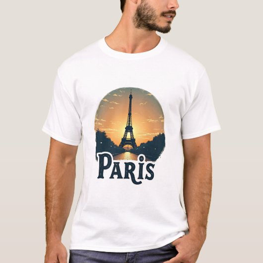 Paris vacation tシャツ (正面)