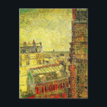 Paris View from Vincent's Room by Vincent van Gogh ポストカード<br><div class="desc">View of Paris from Vincent's Room in the Rue Lepic by Vincent van Gogh is a vintage fine art post impressionism architectural painting featuring a view of the rooftops and skyline of the city of lights, Paris, France. About the artist: Vincent Willem van Gogh was a Post Impressionist painter whose...</div>