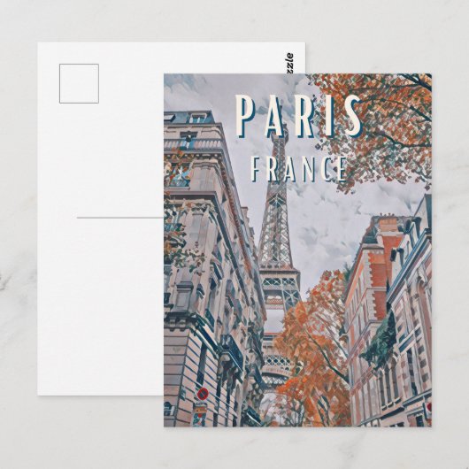 Paris, ville de l'amour ポストカード (正面/裏面)