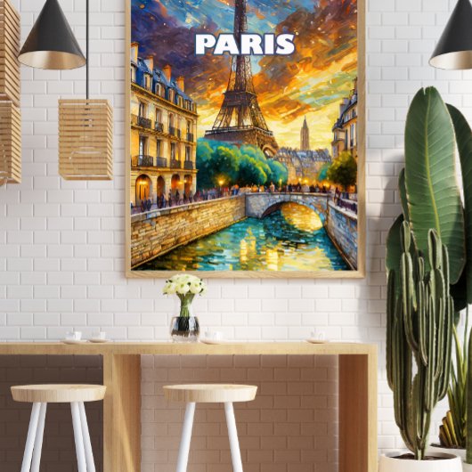 Paris, ville lumière au cœur battant ポスター