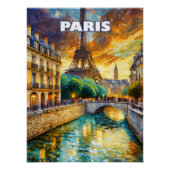 Paris, ville lumière au cœur battant ポスター (正面)