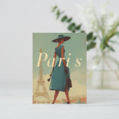 Paris vintage fashion ポストカード (スタンド正面)