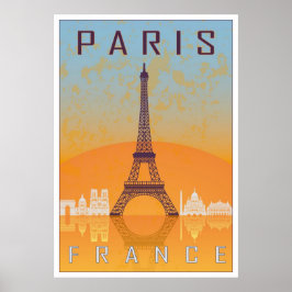 Paris vintage poster ポスター