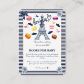 Paris w/ Love for Our Sweet Bebe Baby Shower エンクロージャーカード (正面)