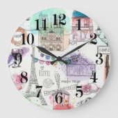 Paris Wall Clock ラージ壁時計 (正面)