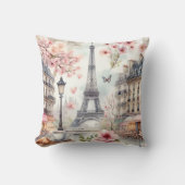paris watercolor クッション (正面)