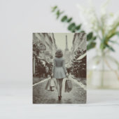 Paris Winter Shopping Stroll シーズンポストカード (スタンド正面)